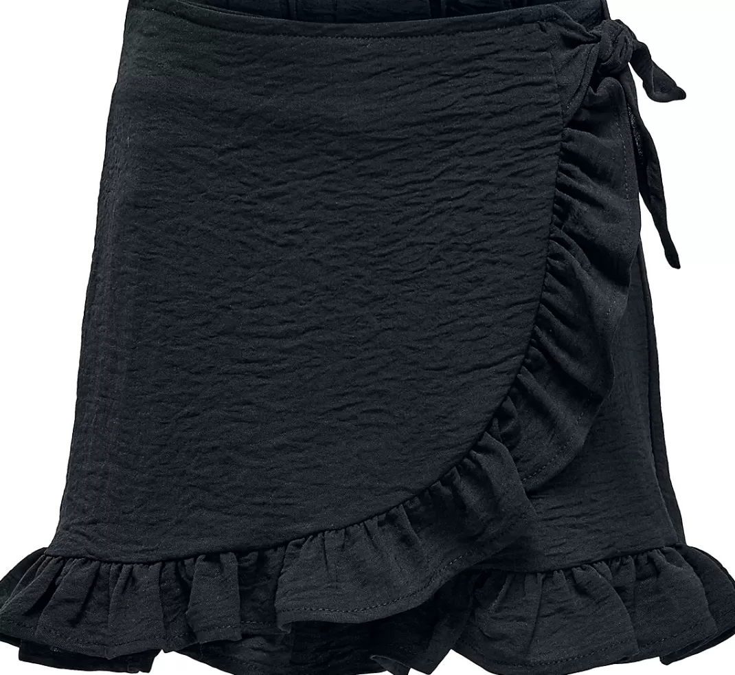 Mette Wrap Skort Shorts Black By^Kids Only Store