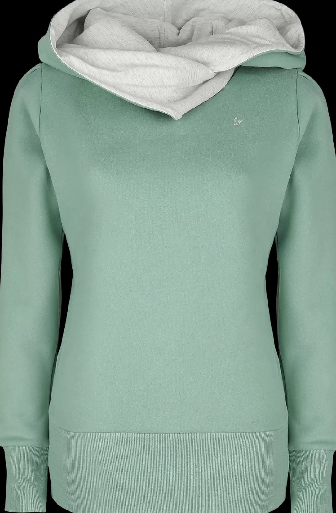 Mila Hooded Sweater Mint By^Forplay Cheap
