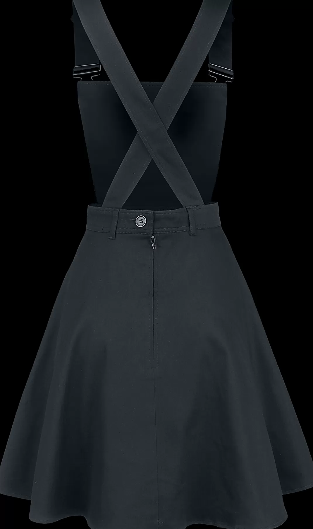 Miss Muffet Pinafore Dress Short Dress Black By^Hell Bunny New