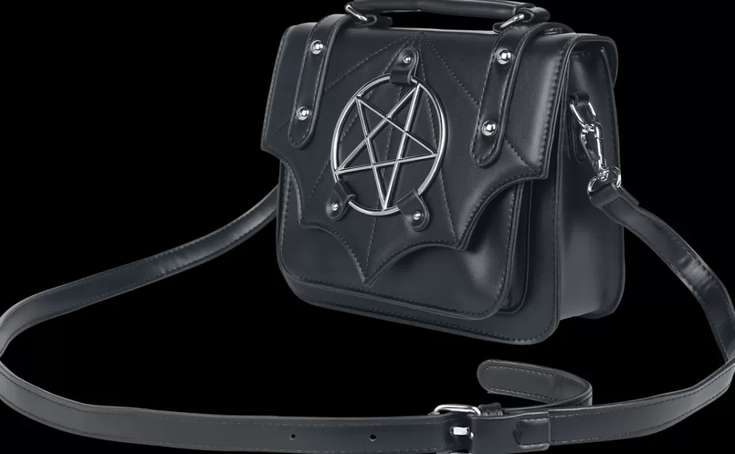 Moloch Pentagram Clutch Black By Alternative^Banned Shop