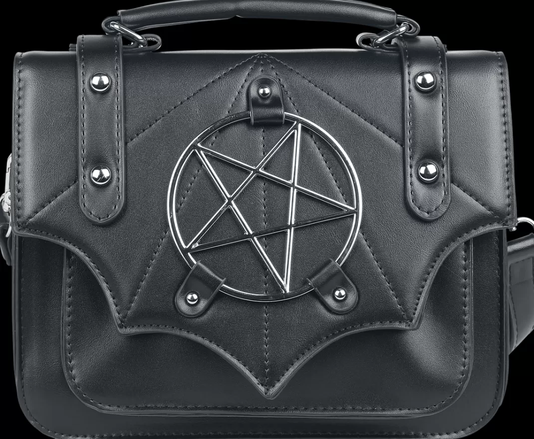 Moloch Pentagram Clutch Black By Alternative^Banned Shop