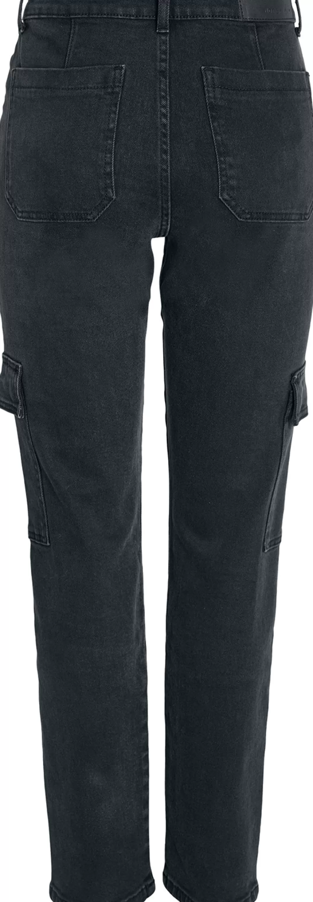 Moni High-Waisted Utility Cargo Ank Cargo Trousers Black By^Noisy May Flash Sale