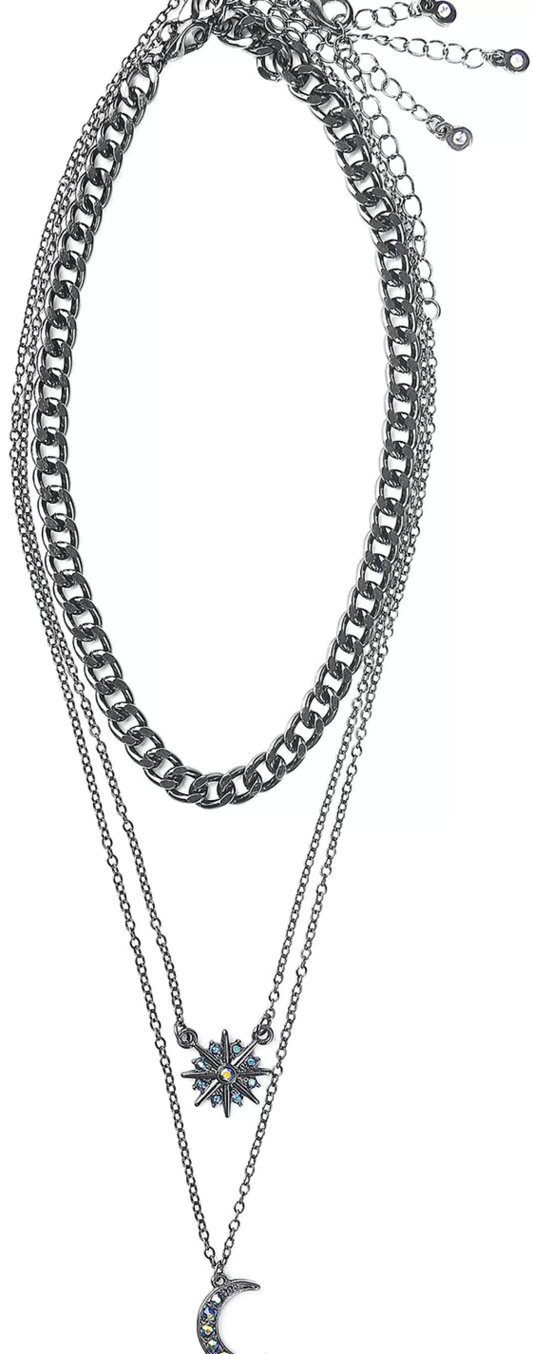 Moon And Stars Choker Black By Full Volume By Emp^* Flash Sale
