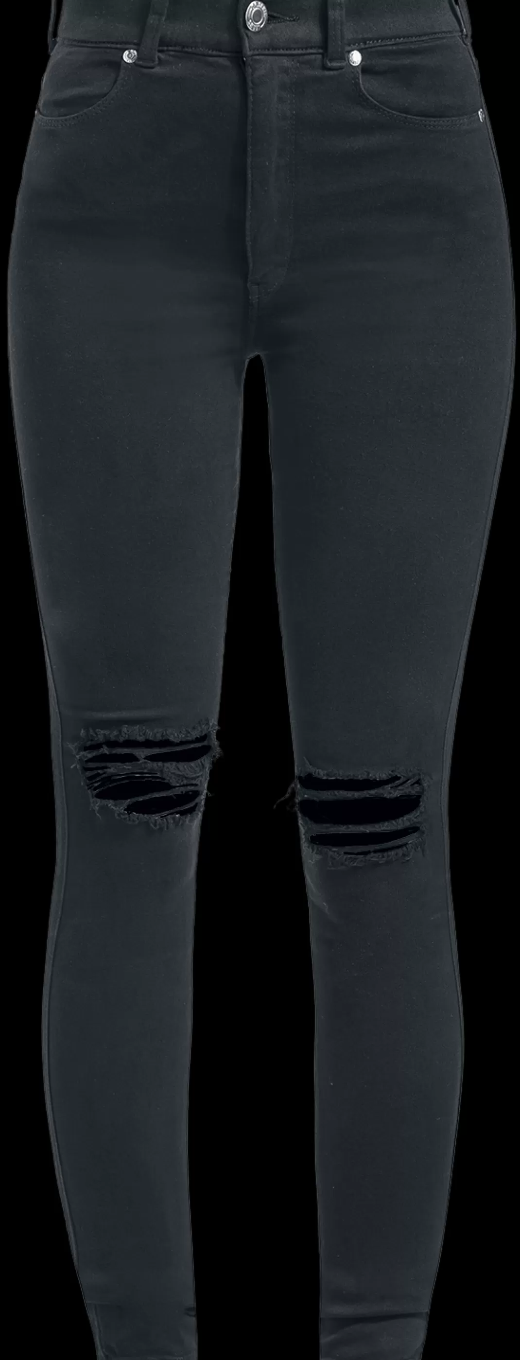 Moxy Ripped Knees Jeans Black By^Dr. Denim Flash Sale