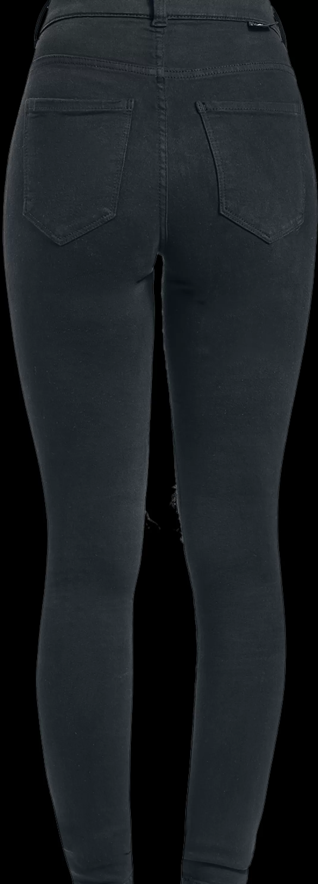 Moxy Ripped Knees Jeans Black By^Dr. Denim Flash Sale