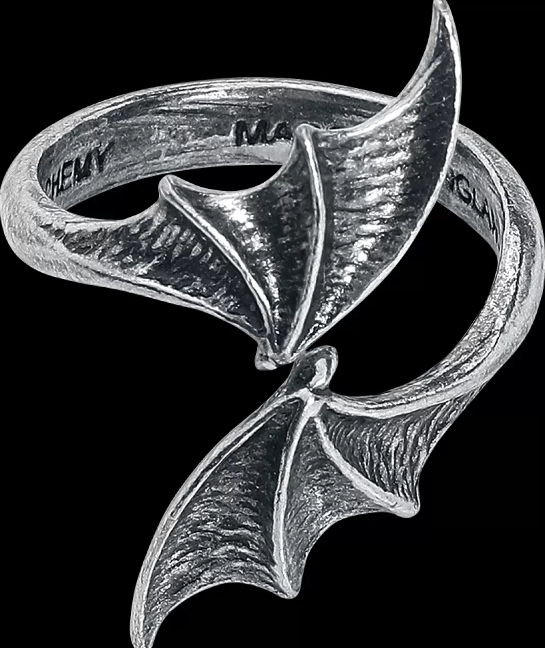 Night With The Goethe Ring Ring Silver-Coloured By^Alchemy Gothic Discount