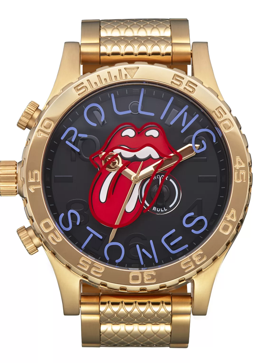 Men Rolling Stones, The Nixon - 51-30 Wristwatches Gold-Coloured By The Rolling Stones