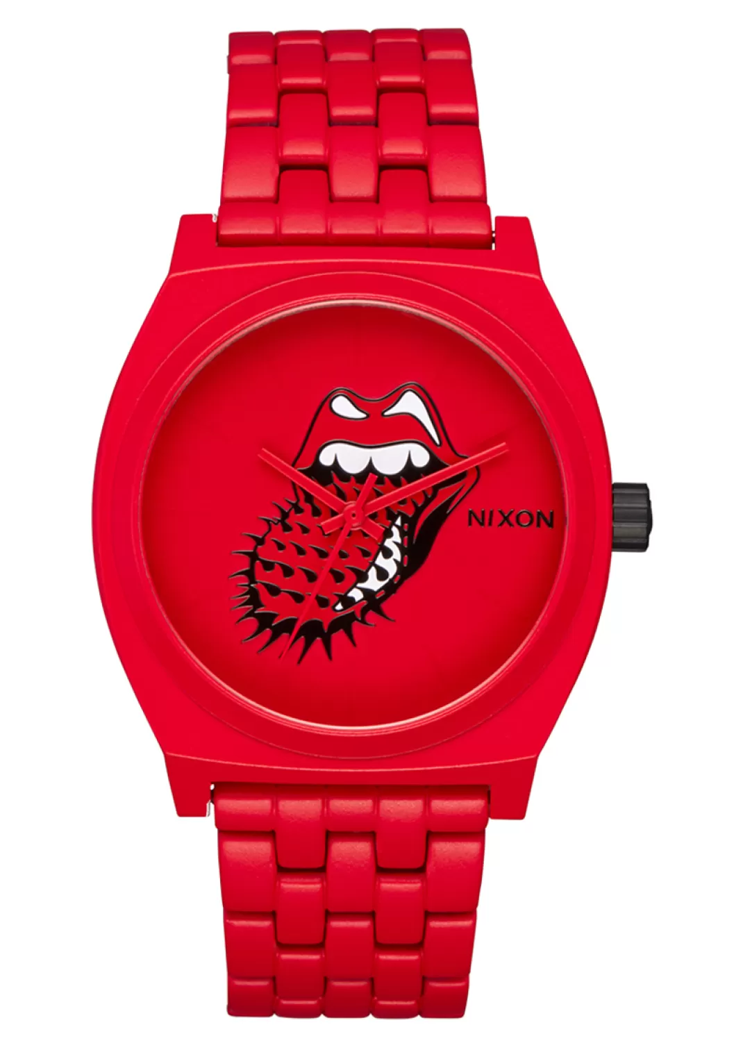 Men Rolling Stones, The Nixon - Time Teller Wristwatches Red By The Rolling Stones