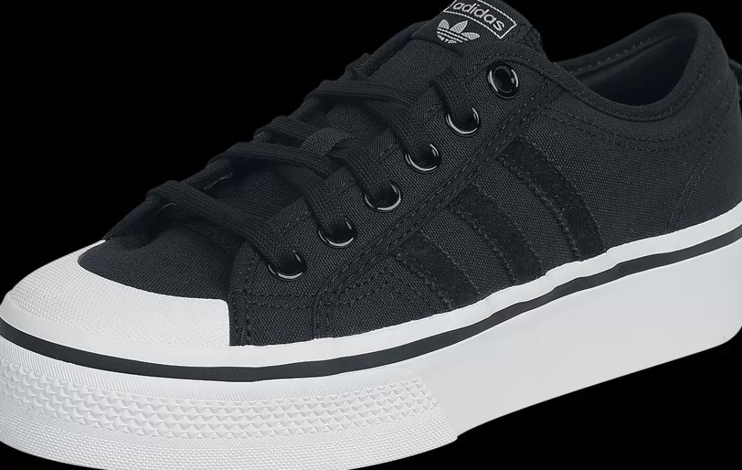 Women Adidas Nizza Platform W Sneakers Black By