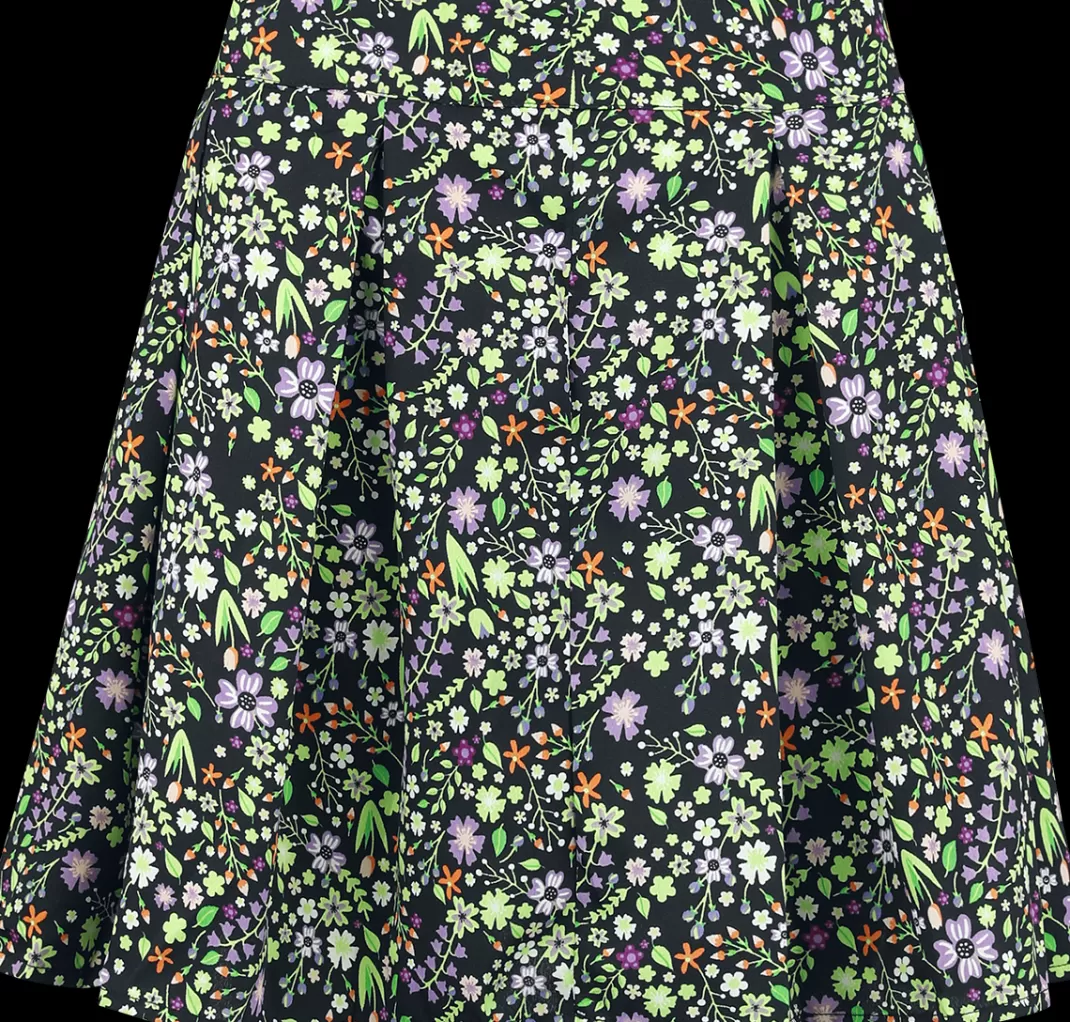 Nmrue Hw Skater Skirt Wvn Short Skirt Black By^Noisy May Hot