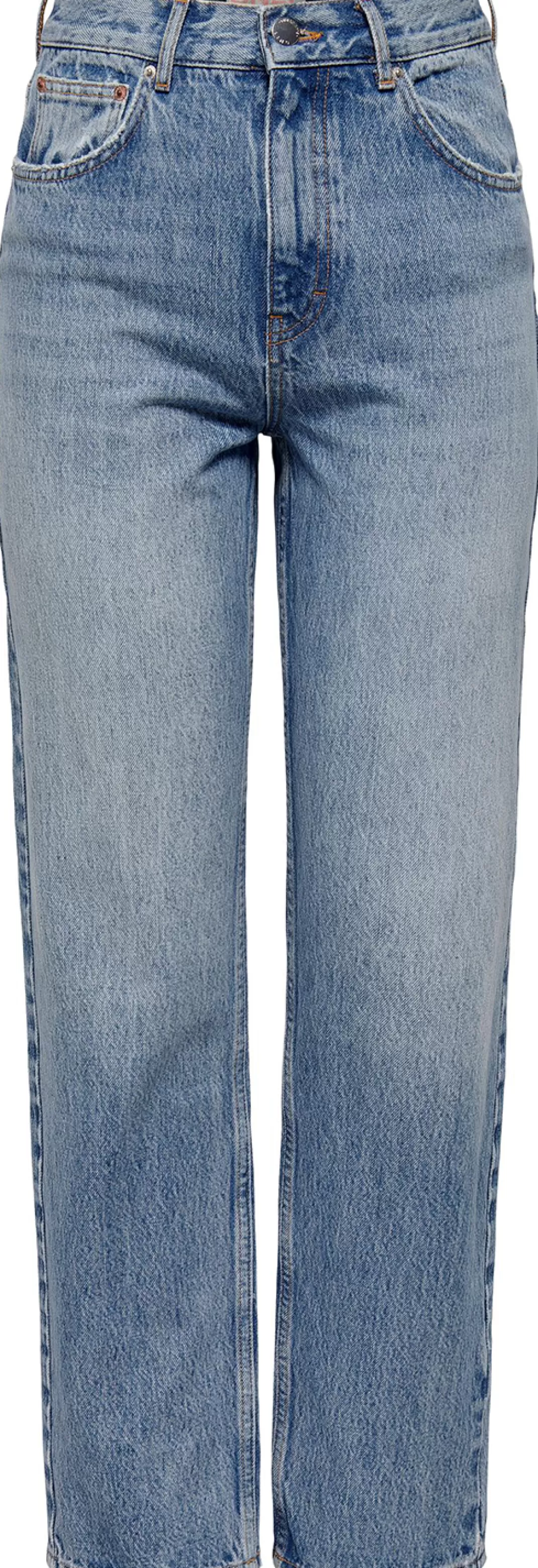 Onlrobyn Ex Hw Str Lo Ak Dnm Dot536 Noos Jeans Blue By^Only Shop