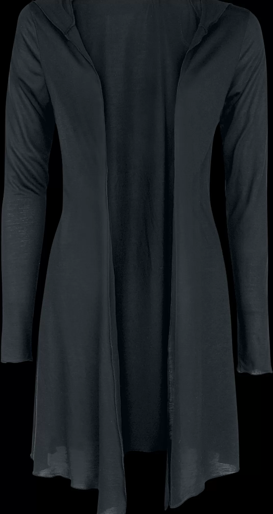 Overlay Hood Cardigan Black By Black Premium By Emp^* Store