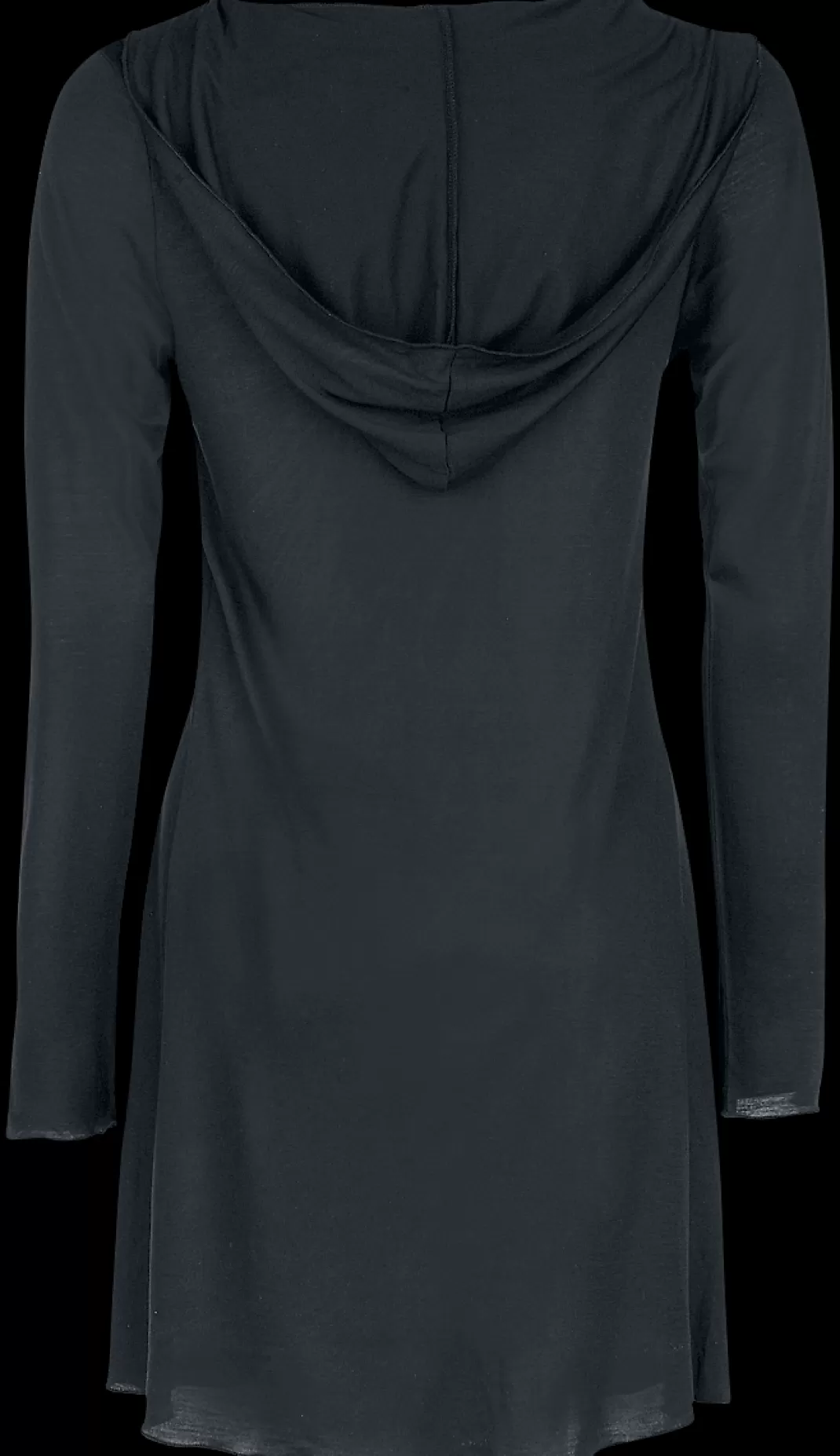 Overlay Hood Cardigan Black By Black Premium By Emp^* Store