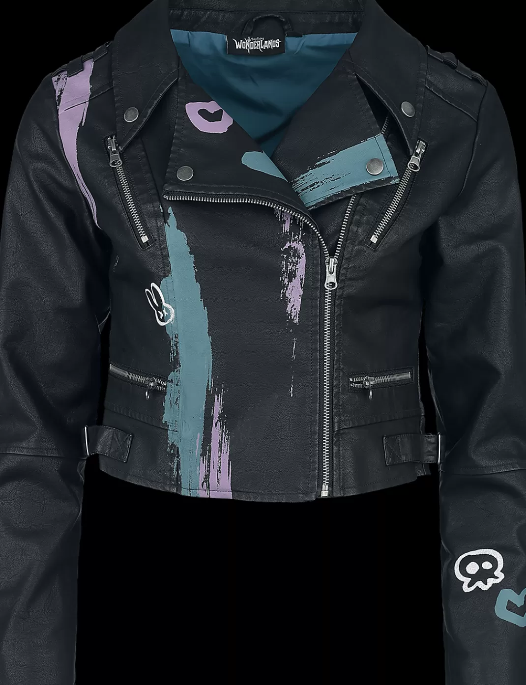 Paladin Imitation Leather Jacket Black By Tiny Tina's Wonderlands^Tiny Tina's Wonderlands Discount