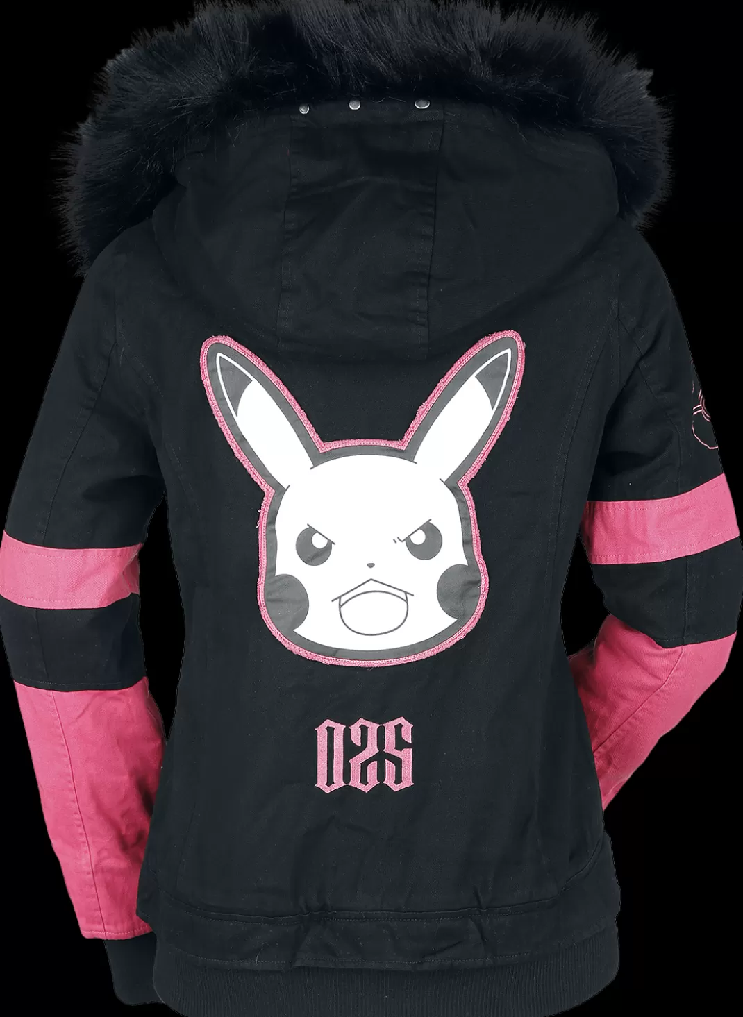 Pikachu - Rocks Winter Jacket Black-Pink By Pokemon^Pokémon Shop