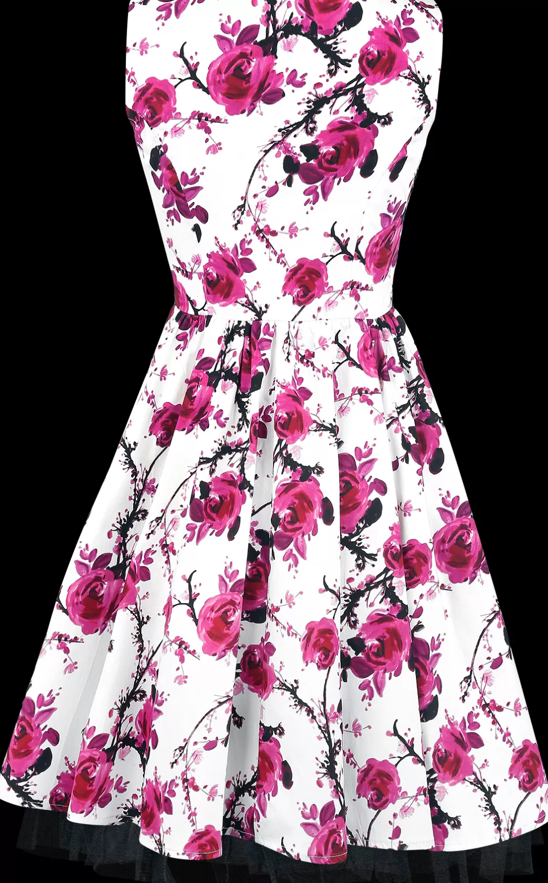 Pink Floral Dress Medium-Length Dress White-Pink By H&R London^H&R London Outlet
