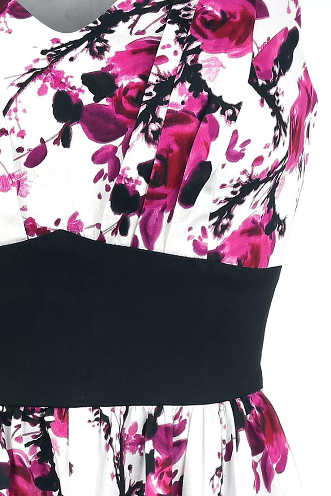 Pink Floral Dress Medium-Length Dress White-Pink By H&R London^H&R London Outlet