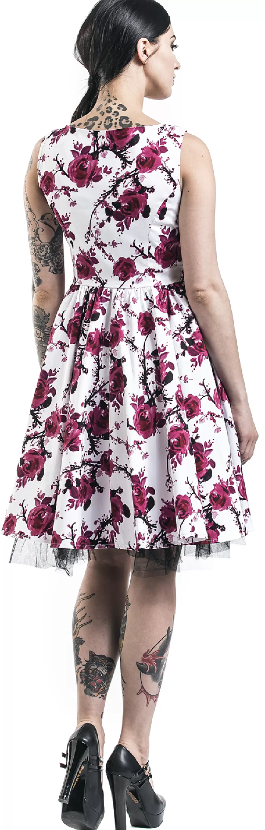 Pink Floral Dress Medium-Length Dress White-Pink By H&R London^H&R London Outlet