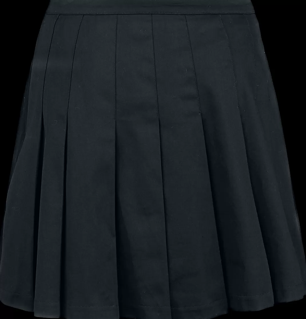 Pleated Ring Skirt Short Skirt Black By Alternative^Banned Flash Sale