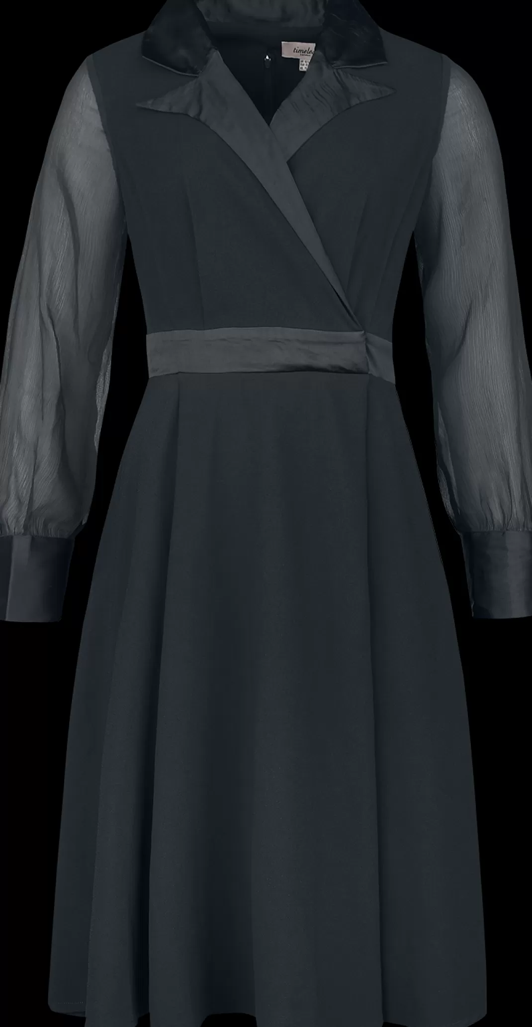 Polly Black Dress Medium-Length Dress Black By^Timeless London Best Sale