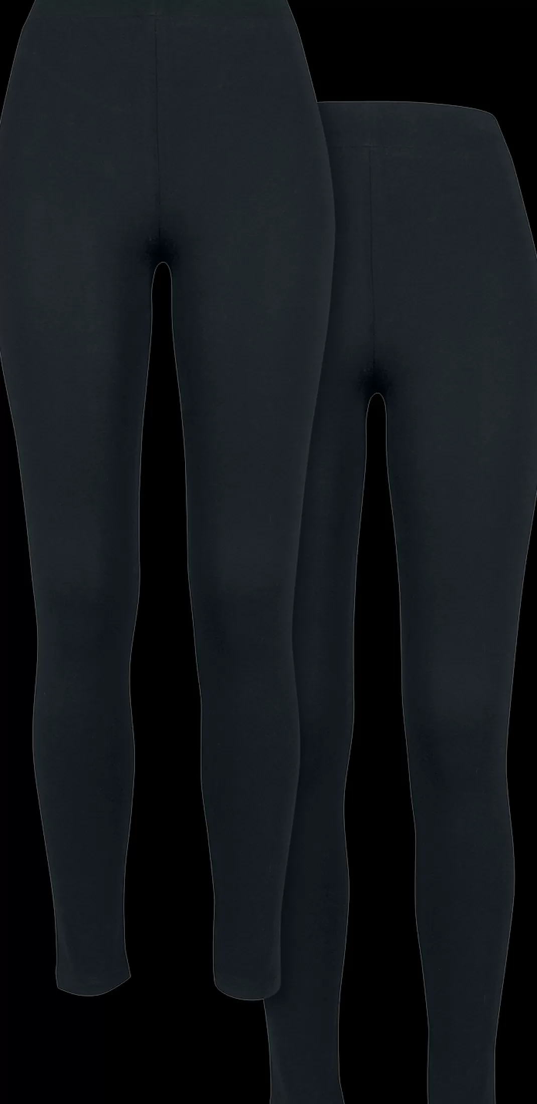Pre-Pack Ladies Jersey Leggings 2-Pack Leggings Black By^Urban Classics Best