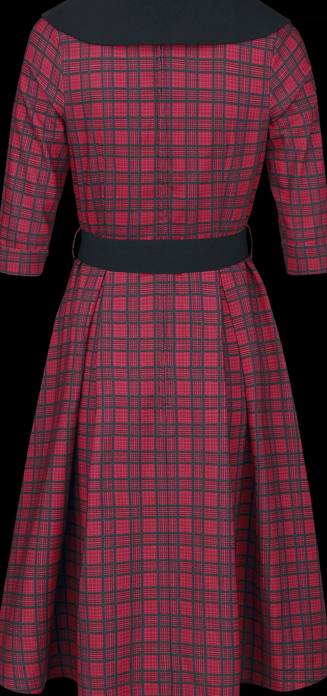 Raakel Rc Dress Medium-Length Dress Black-Red By^Timeless London Best Sale