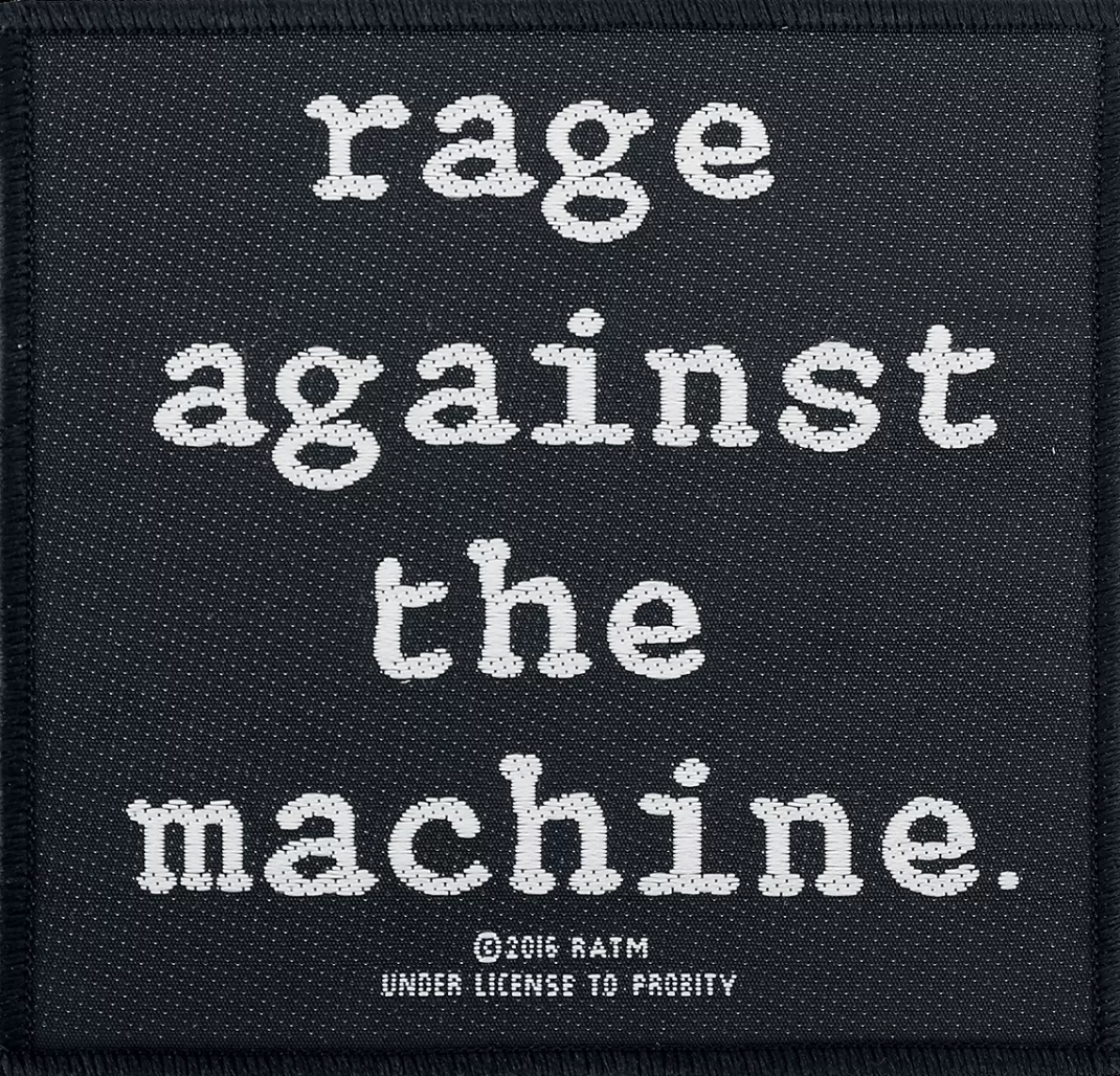 Patch Black-White By^Rage Against The Machine Flash Sale