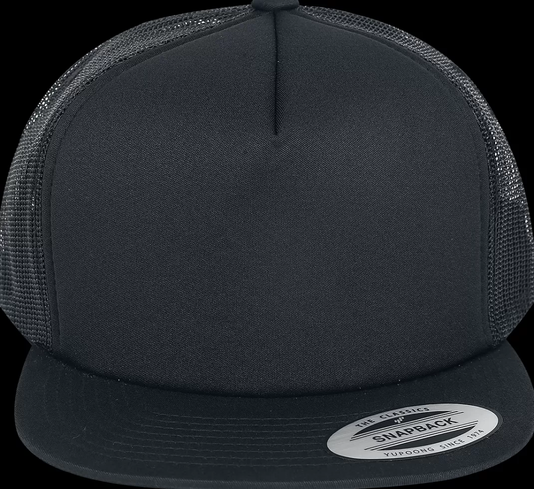 Men Flexfit Retro Trucker Cap Black By