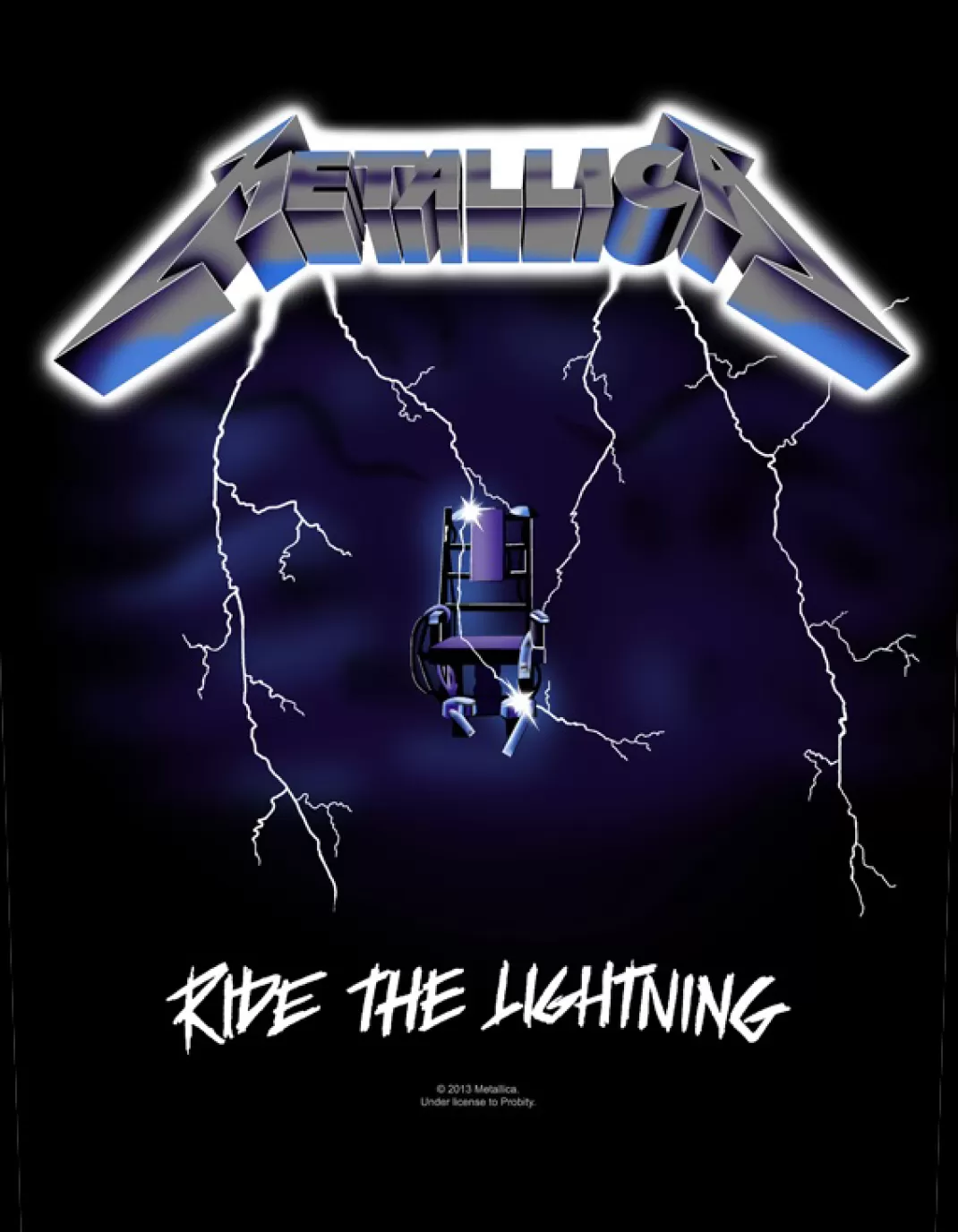 Ride The Lighting Back Patch Black By^Metallica Clearance