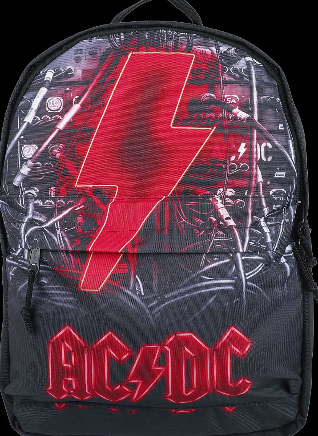 Men AC/DC Rocksax - Pwr Up Backpack Black-Red By