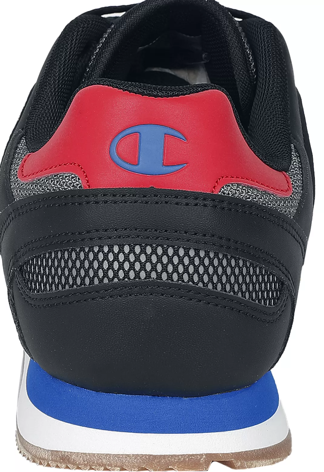 Men Champion Rr Champ Mix Sneakers Black/Grey/Red By