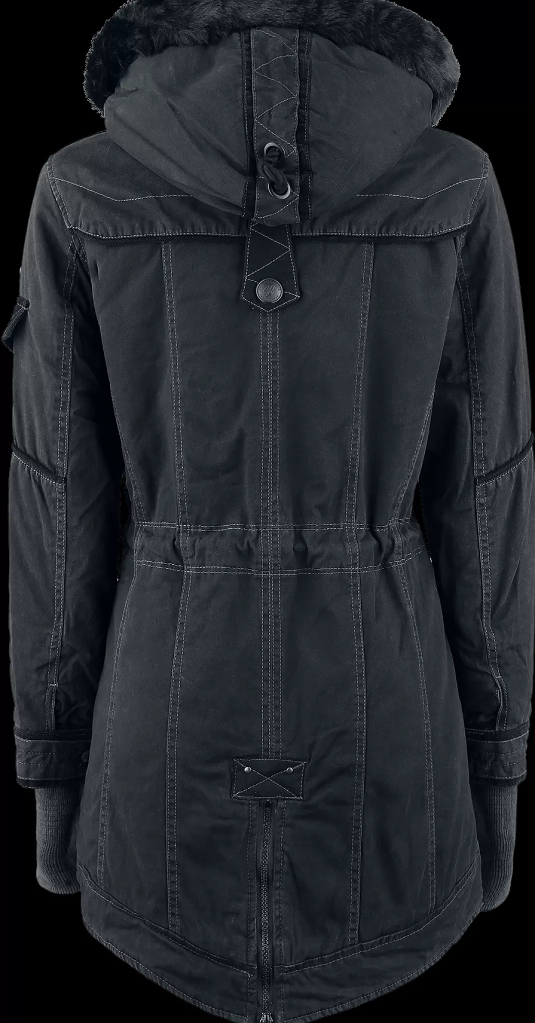 Saby Ladies' Parka Winter Jacket Black By^Brandit Online