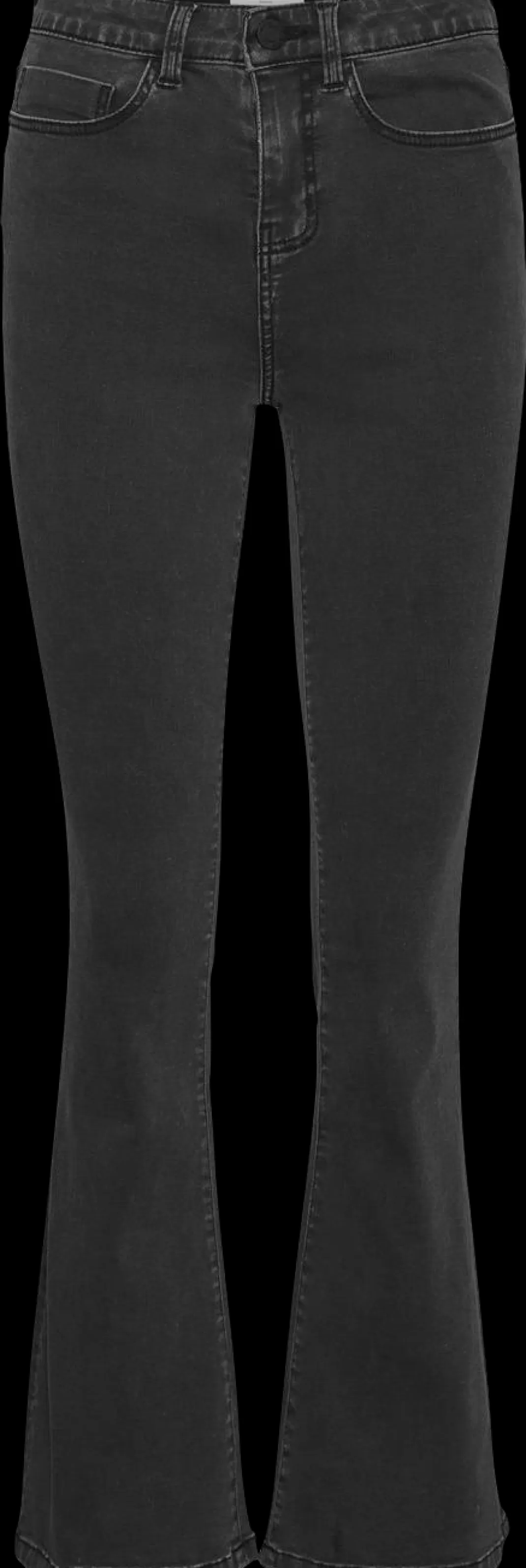 Sallie High Waist Flare Jeans Jeans Dark Grey By^Noisy May Discount