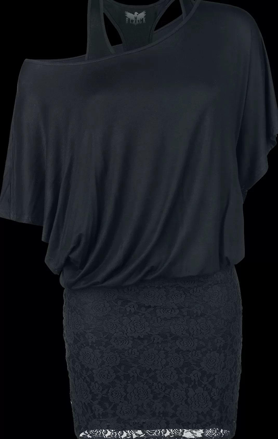 Short Dress Black By Black Premium By Emp^* Store