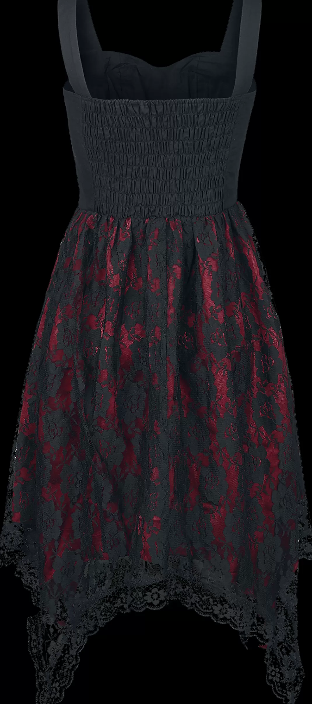 Short Dress Black-Red By Gothicana By Emp^* New