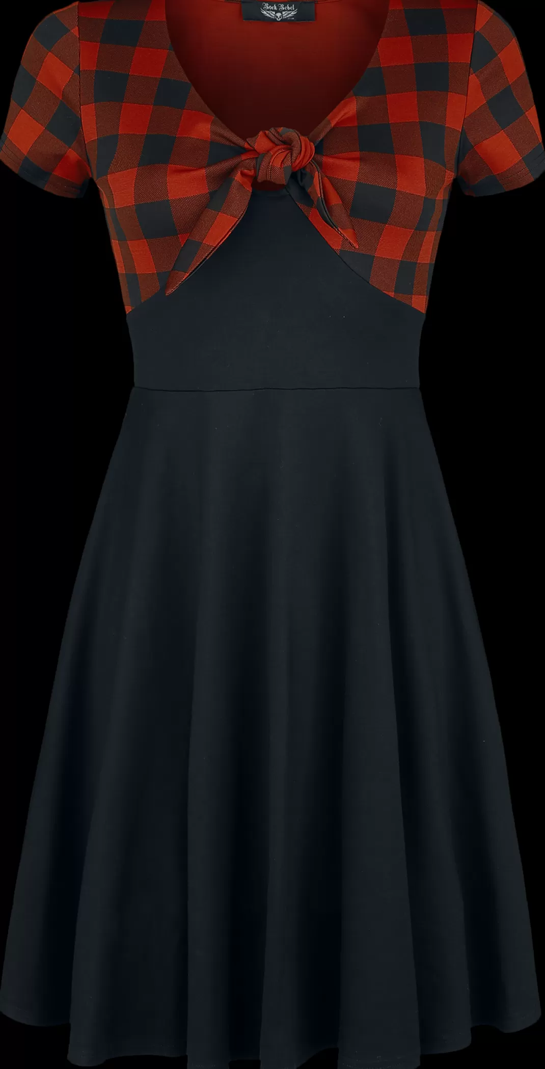 Short Dress Black-Red By Rock Rebel By Emp^* Cheap