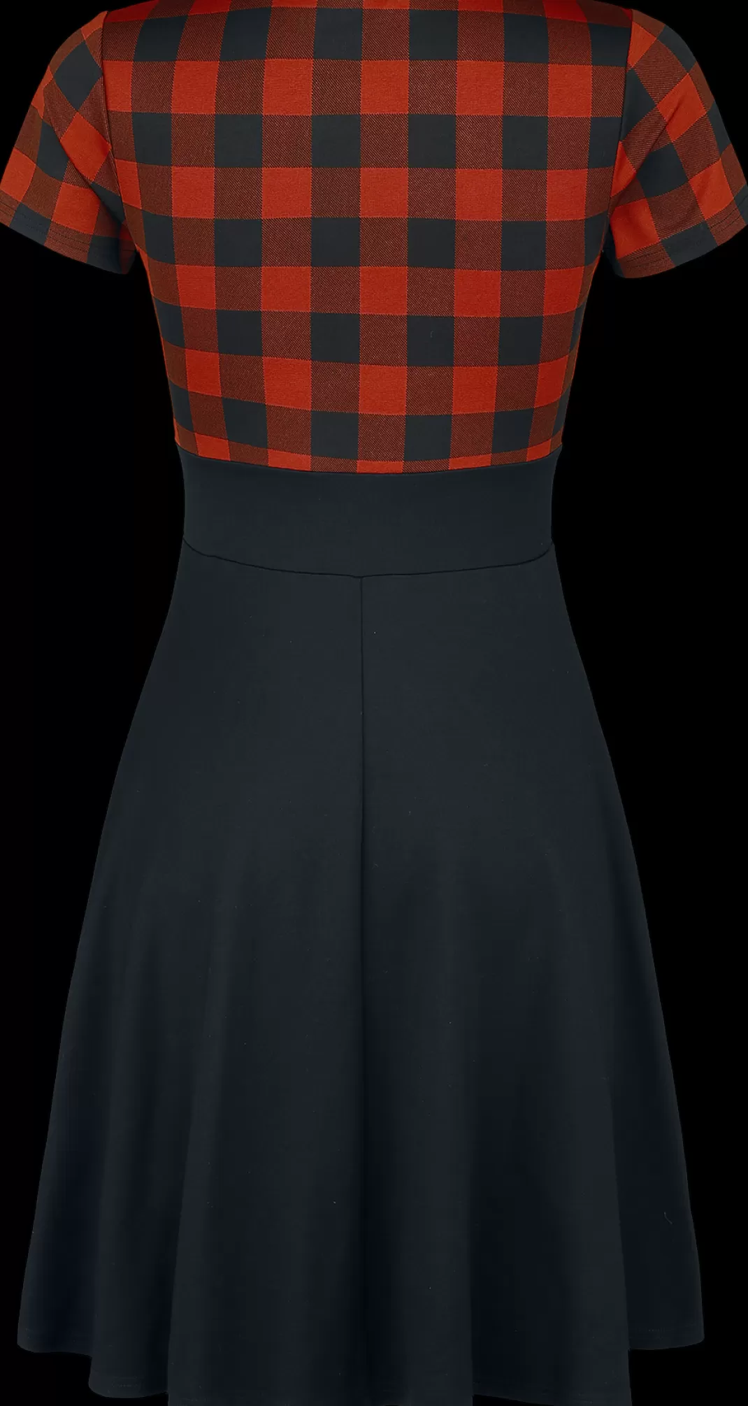 Short Dress Black-Red By Rock Rebel By Emp^* Cheap