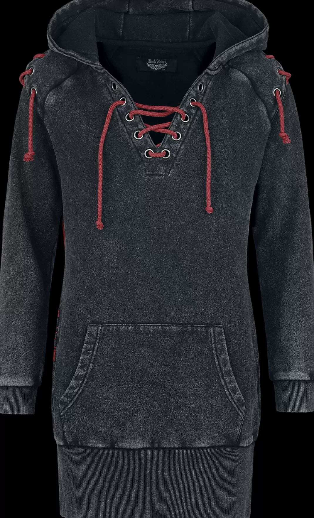 Short Dress Dark Grey By Rock Rebel By Emp^* Clearance