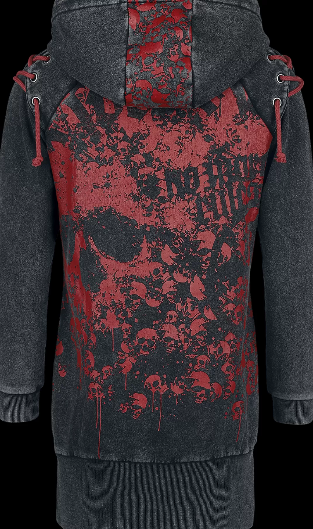 Short Dress Dark Grey By Rock Rebel By Emp^* Clearance