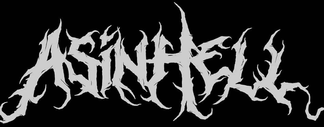 Men Asinhell Skeleten Impii Hora Long-Sleeve Shirt Black By
