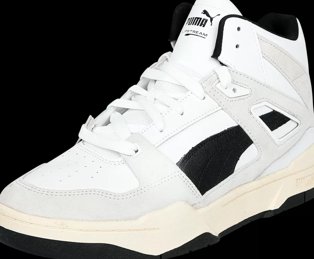 Men Puma Slipstream Hi Heritage Sneakers High White By