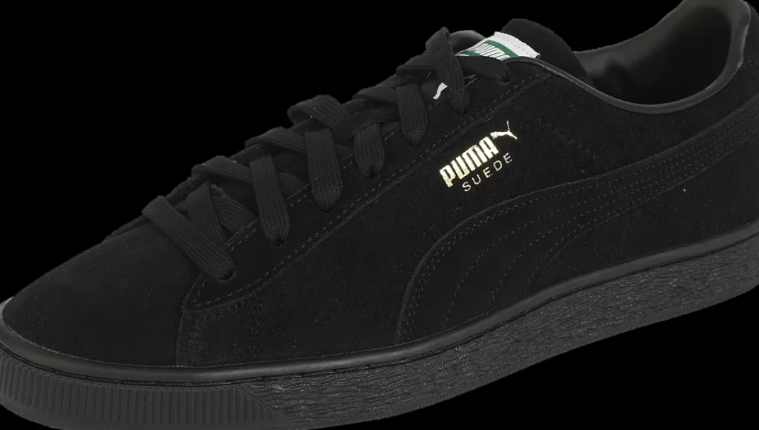 Men Puma Suede Classic Xxi Sneakers Black By