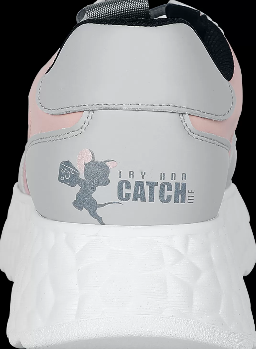 Women Tom And Jerry The Chase Is On Sneakers Grey By