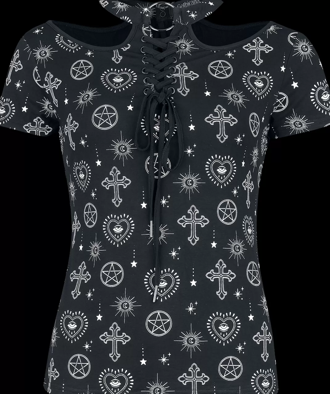 T-Shirt Black By Gothicana By Emp^* Online