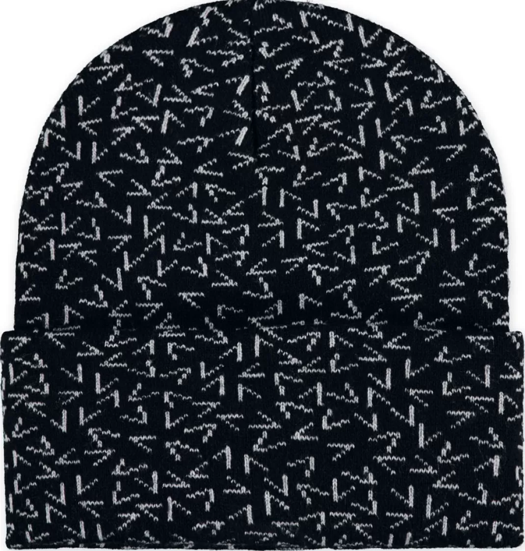 Men Black Panther Wakanda Forever - Patch Beanie Black By