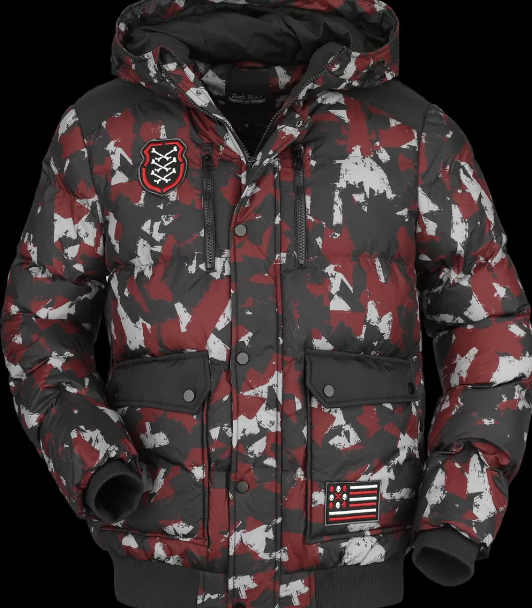 Men * Winter Jacket Camouflage By Rock Rebel By Emp