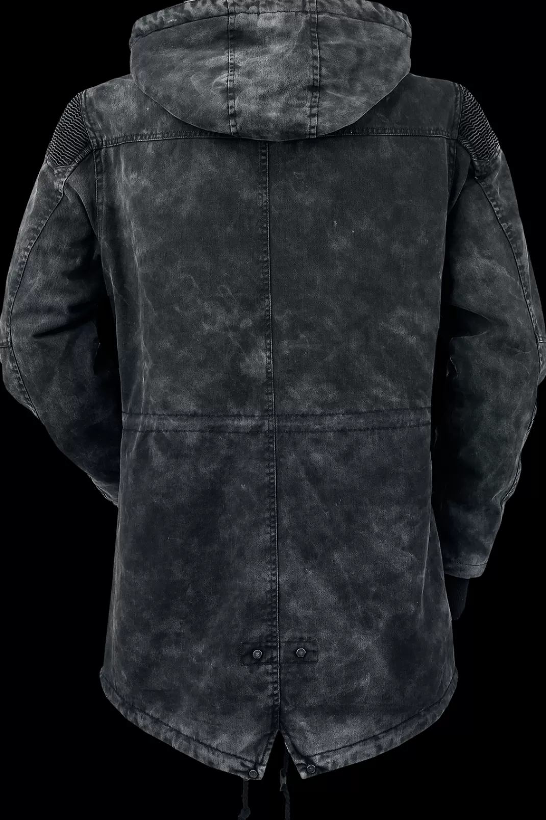 Men * Winter Jacket Grey By Rock Rebel By Emp