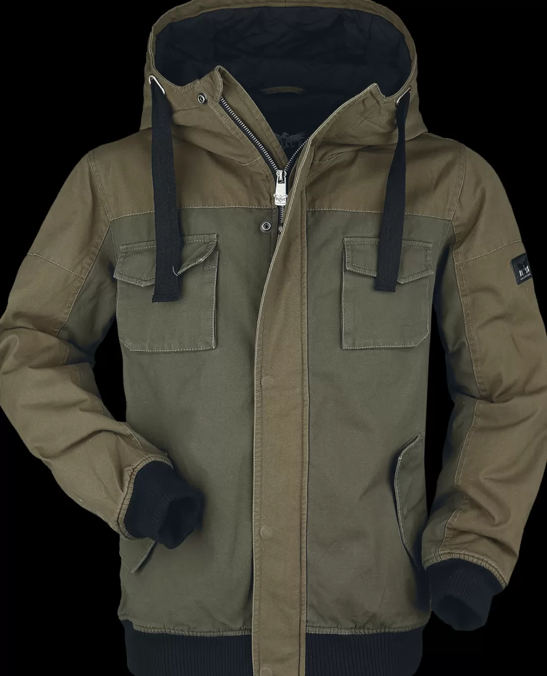 Men * Winter Jacket Olive By Black Premium By Emp
