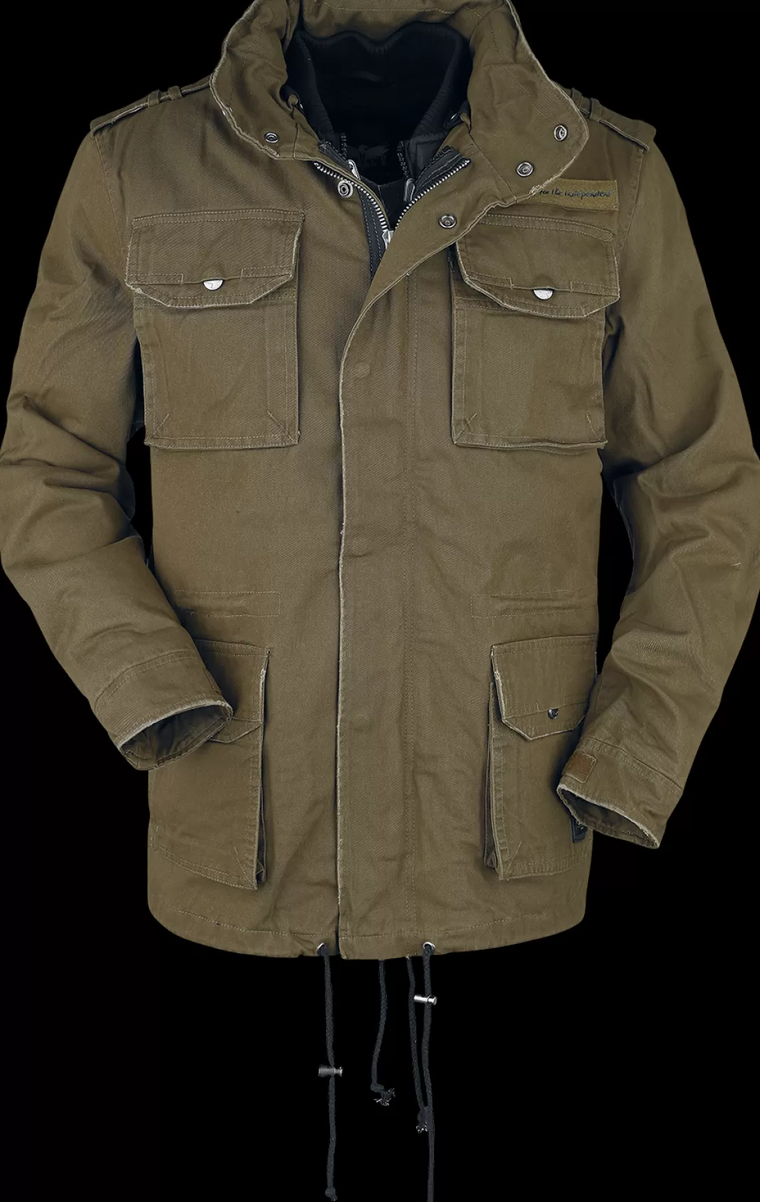 Men * Winter Jacket Olive By Black Premium By Emp