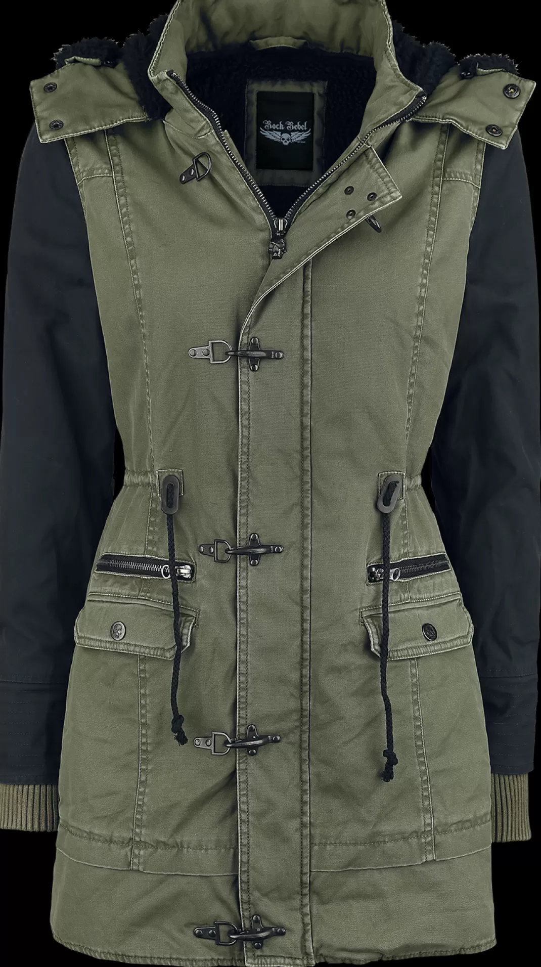 Winter Jacket Olive-Black By Rock Rebel By Emp^* Online